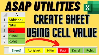 Excel ASAP Utilities - 2 | Negative to Positive Numbers | Overwrite Filled Cells in Selection