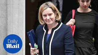 Amber Rudd contradicts David Davis by saying no Brexit deal would be 'unthinkable' - Daily Mail