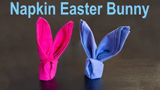 Napkin Easter Bunny Tutorial