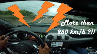 Ford Mustang Bullitt - 270 Km/h ?! | Top Speed on Autobahn