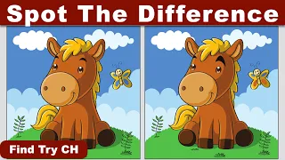 【Spot the difference quiz】Train your concentration with brain training No824