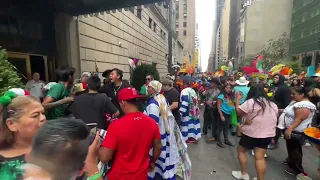 Fistfight at Mexican Independence Day Parade New York 2023