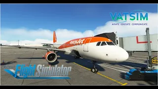 MSFS FENIX A320 / HARD LANDING / EasyJet / Gatwick to Gibraltar / Full Flight