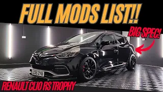 FULL MODIFICATIONS LIST!! Renault Clio RS trophy
