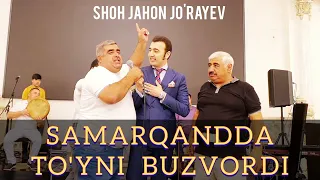Shohjahon Jo'rayev | Samarqandda To'yni Buzvordi (jonli ijro) 2021 yıl