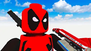 Cars vs Lego Deadpool | Teardown