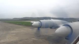 Air Koryo Il-18D - Engine Start-up & Departure Rwy 01 from Pyongyang Sunan Int'l (FNJ), North Korea