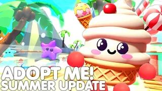 🤯ADOPT ME HUGE SUMMER UPDATE RELEASE!🤩 14 NEW PETS & MINIGAMES! (ALL INFO) ROBLOX