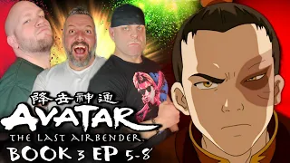 First time watching Avatar The Last Airbender reaction Book 3 ep 5-8