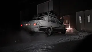 Volvo 740 Extreme cold start -36°C