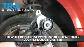 How To Replace Serpentine Belt Tensioner 2007-12 Dodge Caliber