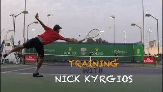 Training With Nick Kyrgios | Rolex Shanghai Masters 2018 (TENFITMEN)