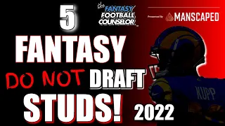 5 Fantasy Football Studs to Avoid in 2022 - Do Not Draft!