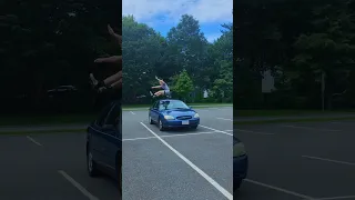 Side flip over car