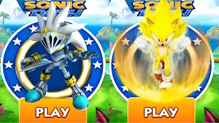 Sonic Dash - Sir Galahad vs Super Sonic vs All Bosses Zazz Eggman - All Characters Unlocked