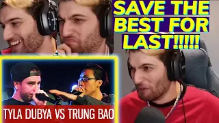 TYLADUBYA vs TRUNG BAO | American Beatbox Championship 2016 | 1/4 Final (REACTION)