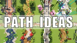 Minecraft How to Build Inspirational Paths | Path Design Ideas