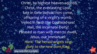 Hark the Herald Angels Sing (with lyrics for congregations)