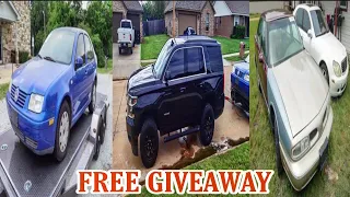 FREE CARS GIVE AWAY