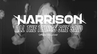 Harrison - All The Things She Said (Official Visualizer)