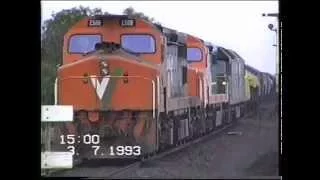 Australian Trains: 100,000 views special- 1990's Interstate Freight in Victoria