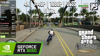 RTX 3050 | GTA San Andreas Definitive Edition - 4K, 1440p, 1080p, DLSS - Ultra