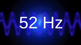 52 Hz clean pure sine wave BASS TEST TONE frequency