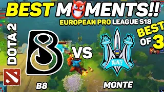 B8 vs Monte - HIGHLIGHTS - European Pro League S18 | Dota 2