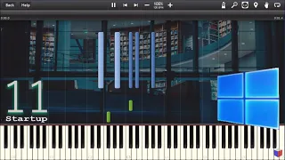 WINDOWS 11 SOUNDS IN SYNTHESIA (Unofficial) [Piano Tutorial]