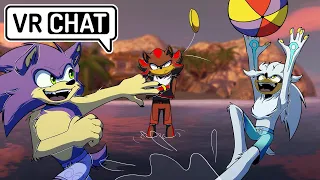 Silver, Sonic & Shadow's Awesome Beach Day! (VR Chat)