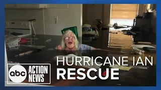 Man rescues mom during Hurricane Ian