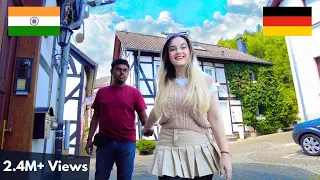 My Indian Husband visits my German Village 🇩🇪❤️🇮🇳 Village Tour Germany | Heimbach, Eifel