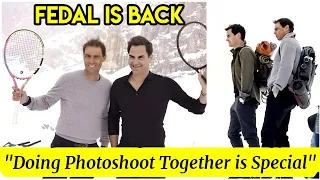 Rafael Nadal & Roger Federer - Interview during Latest Louis Vuitton AD - May 2024