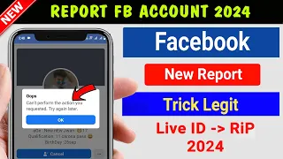 How to Report Facebook Account Permanently Delete  2024 || How To Report FACEBOOK Account 2024