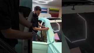 Vinyl wrapping a BMW 335i front bumper!