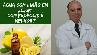 Água com Limão em Jejum Faz Bem? E com Própolis? || Dr. Moacir Rosa