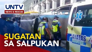 11 sugatan sa banggaan ng tatlong jeep sa Commonwealth Ave. sa Quezon City