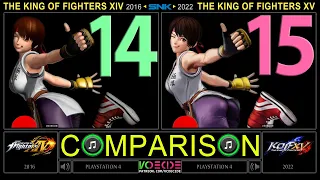 [KOF XV] Definitive Comparison of All Climax Super Moves of The King of Fighters XV (KOF14 vs KOF15)