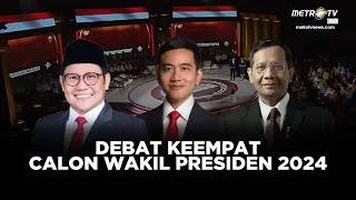 [FULL] - DEBAT KEEMPAT CAWAPRES PEMILU 2024, 21 JANUARI 2024