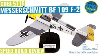 COBI 5715 Messerschmitt BF 109 F-2 - Speed Build Review