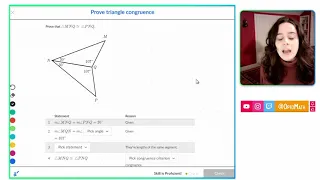 Prove Triangle Congruence on Khan Academy