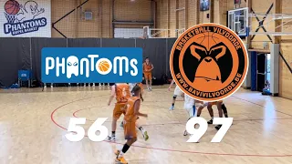 Phantoms Basket Boom B (P1) vs Bavi Vilvoorde B (L2): 56-97 (Beker van Vlaanderen 🏆)