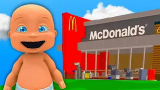 Baby Goes To MCDONALDS!