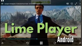 Lime Player - Video Player App for Android [1080p/60fps]