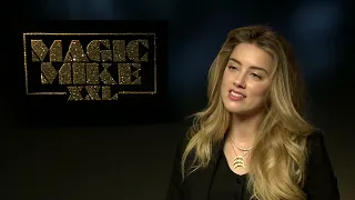 Amber Heard during The Magic Mike XXL press tour.