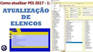 COMO ATUALIZAR PES 2017 - 1:  ATUALIZAÇÃO DE ELENCOS