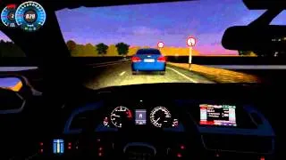 City Car Driving - Audi S4 Night Cruise