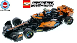 LEGO Speed Champions 76919 2023 McLaren Formula 1 Race Car Speed Build Review