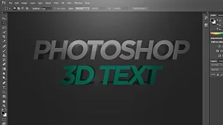 Tutorial: How To Make 3D Text Using Photoshop CS6/CC! (No Plugins)