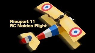 Nieuport 11 RC Maiden Flight